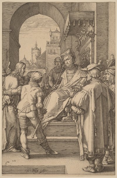 Kristus inför Pilatus av Hendrick Goltzius