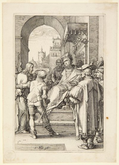 Kristus inför Pilatus av Hendrick Goltzius