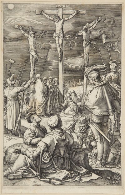 Kristus på korset av Hendrick Goltzius