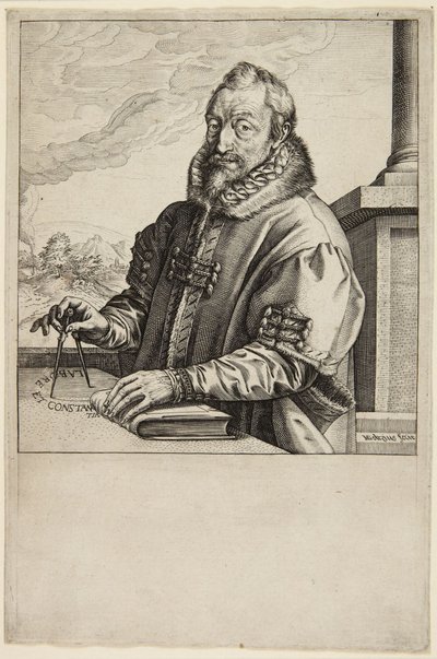 Christopher Plantin av Hendrick Goltzius
