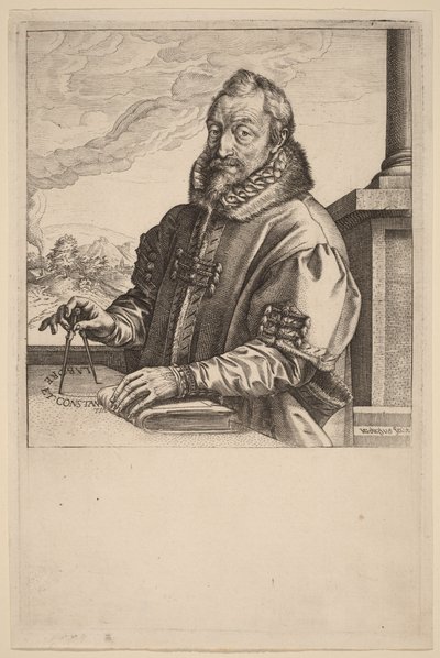 Christopher Plantin av Hendrick Goltzius