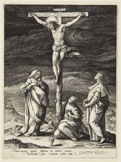 Korsfästelse av Hendrick Goltzius