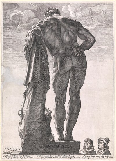 De Hercules Farnese av Hendrick Goltzius