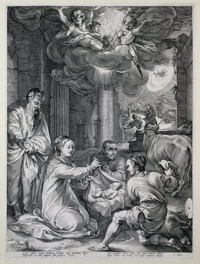 Tillbedjan av herdarna Mary