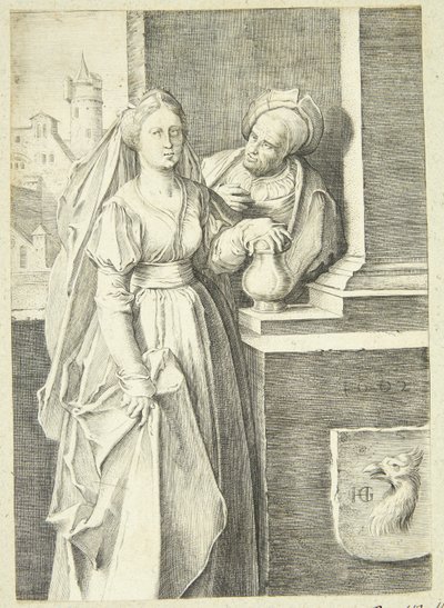 Det udda paret av Hendrick Goltzius