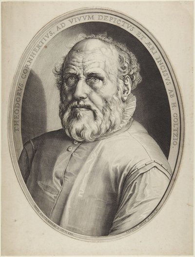 Dirck Volckertsz. Coornhert av Hendrick Goltzius