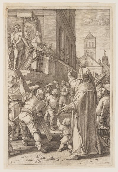 Ecce Homo, från Passionen av Hendrick Goltzius