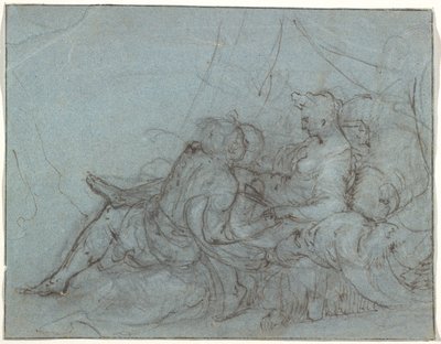 Älskande par av Hendrick Goltzius