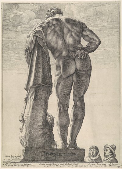 Farnese Herkules av Hendrick Goltzius