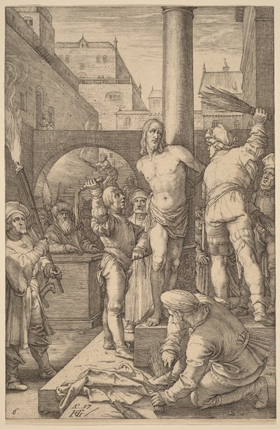 Kristi gisslande av Hendrick Goltzius