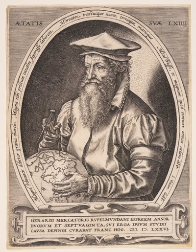 Gerardus Mercator av Hendrick Goltzius