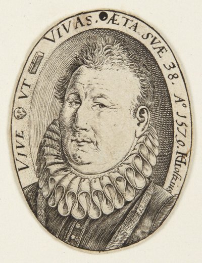 Gerrit Jansz. van Schooten av Hendrick Goltzius