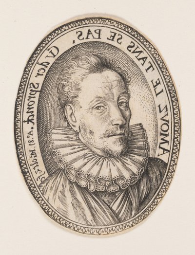 Gheraert van der Spronck av Hendrick Goltzius