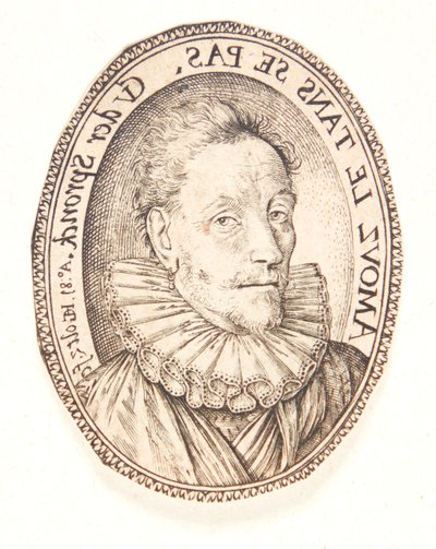 Gheraert van der Spronck av Hendrick Goltzius