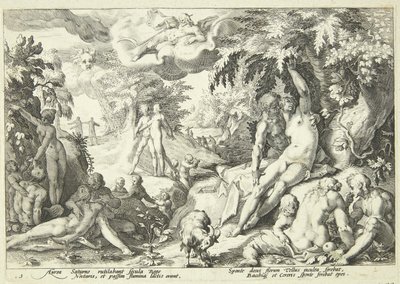 Den gyllene åldern av Hendrick Goltzius