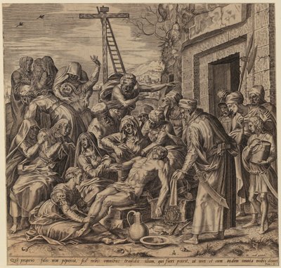 Den helige Hieronymus av Hendrick Goltzius