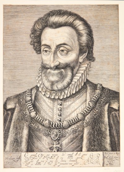 Henrik IV, kung av Frankrike av Hendrick Goltzius
