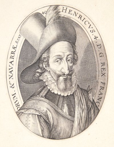 Henrik IV, kung av Frankrike av Hendrick Goltzius