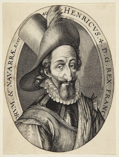 Henrik IV, kung av Frankrike av Hendrick Goltzius