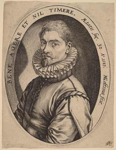 Hieronymus Scholiers av Hendrick Goltzius