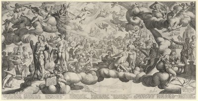 Amors och Psykes bröllop av Hendrick Goltzius
