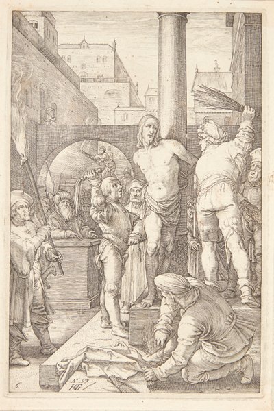 Flåningen av Hendrick Goltzius