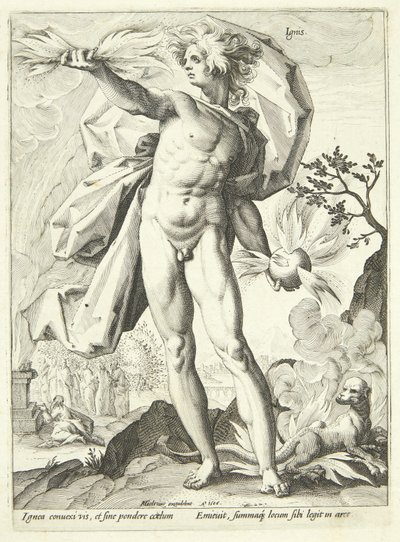 Ild (eld) av Hendrick Goltzius