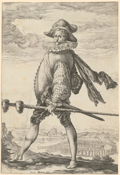 Infanterikapten av Hendrick Goltzius