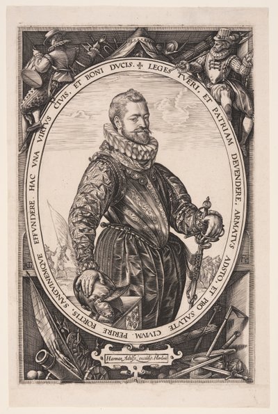 Jacques de la Faille av Hendrick Goltzius