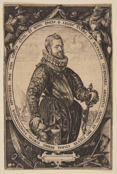 Jacques de la Faille av Hendrick Goltzius