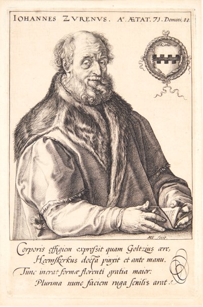 Jan van Zuren av Hendrick Goltzius