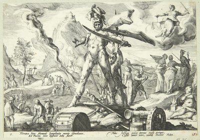 Järnåldern av Hendrick Goltzius