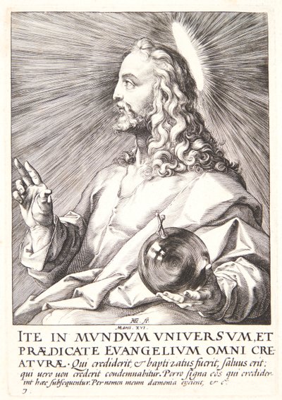Kristus av Hendrick Goltzius