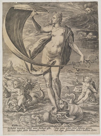 Lyckan (Instabili tumidum veluti ...) av Hendrick Goltzius