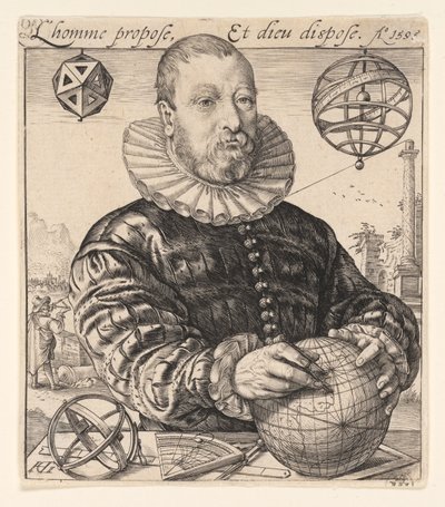 Nicolaus Petri från Deventer av Hendrick Goltzius