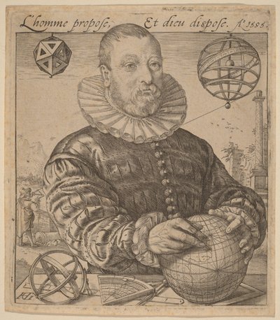 Nicolaus Petri van Deventer av Hendrick Goltzius