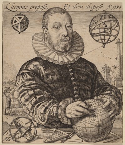Nicolaus Petri van Deventer av Hendrick Goltzius