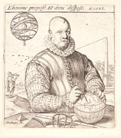 Nicolaus Petri van Deventer av Hendrick Goltzius