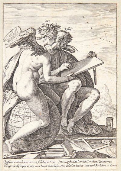 Övning och konst av Hendrick Goltzius