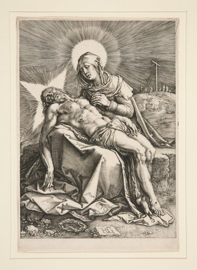 Pietà av Hendrick Goltzius