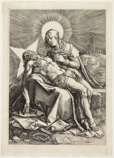 Pietà av Hendrick Goltzius