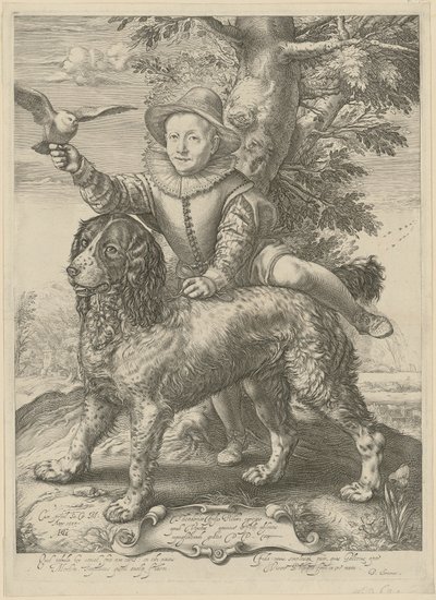 Porträtt av Frederik de Vries av Hendrick Goltzius