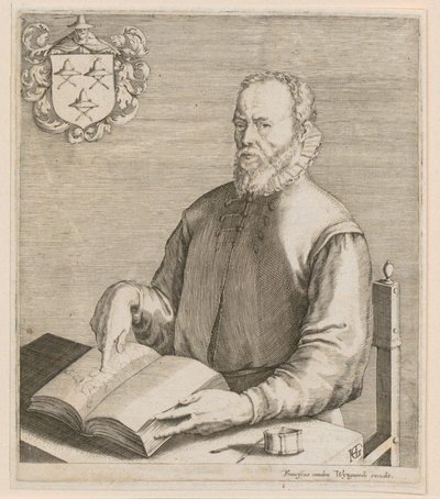 Porträtt av Gerard de Jode av Hendrick Goltzius