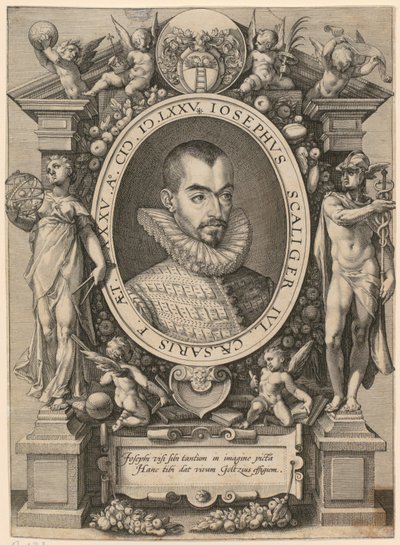 Porträtt av Josephus Justus Scaliger av Hendrick Goltzius
