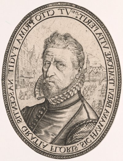 Porträtt av Albert Fransz. Schatter av Hendrick Goltzius