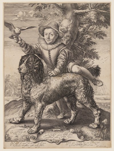 Porträtt av Frederik de Vries av Hendrick Goltzius