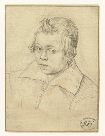 Porträtt av Christiaen Rodenburg (?) av Hendrick Goltzius