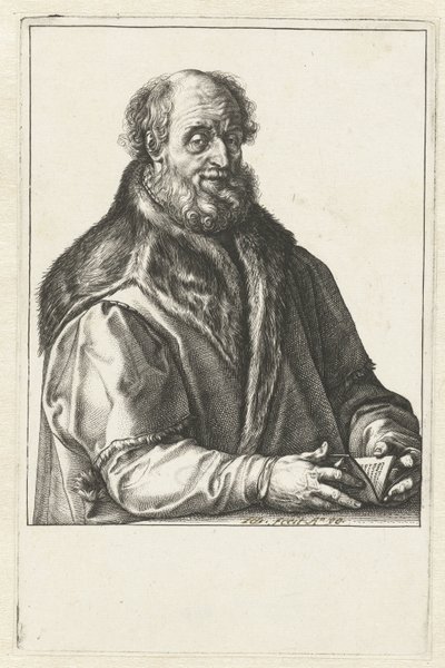 Porträtt av Jan van Suren av Hendrick Goltzius