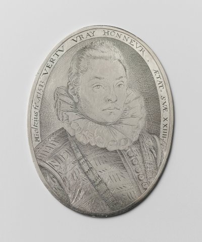 Porträtt av en 24-årig man av Hendrick Goltzius