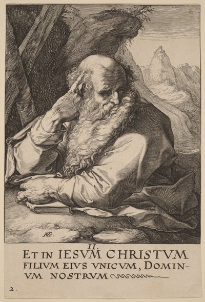 Sankt Andreas av Hendrick Goltzius